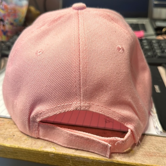 This is a cotton ball cap with a Velcro adjustable back. - Picture 3 of 3